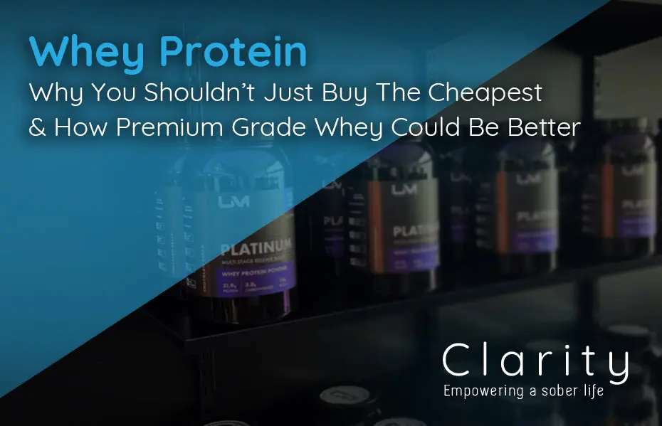 Whey Protein: Why You Shouldn’t Just Buy The Cheapest & How Premium Grade Whey Could Be Better